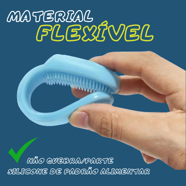 Escova Flexível de Silicone para Gatos