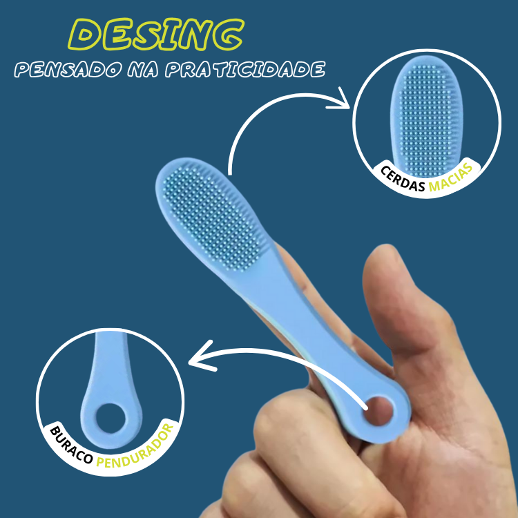 Escova Flexível de Silicone para Gatos