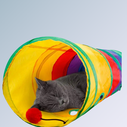 Túnel Dobrável para Gatos