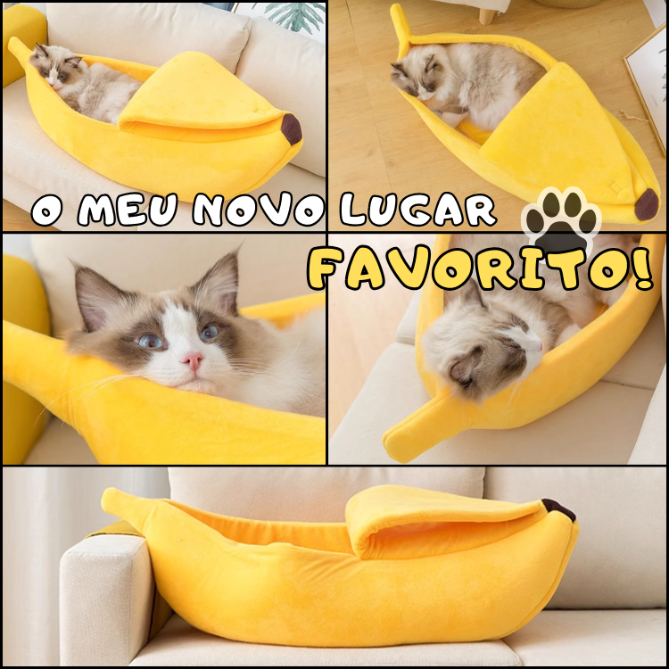 Cama Bananinha Para Gatos