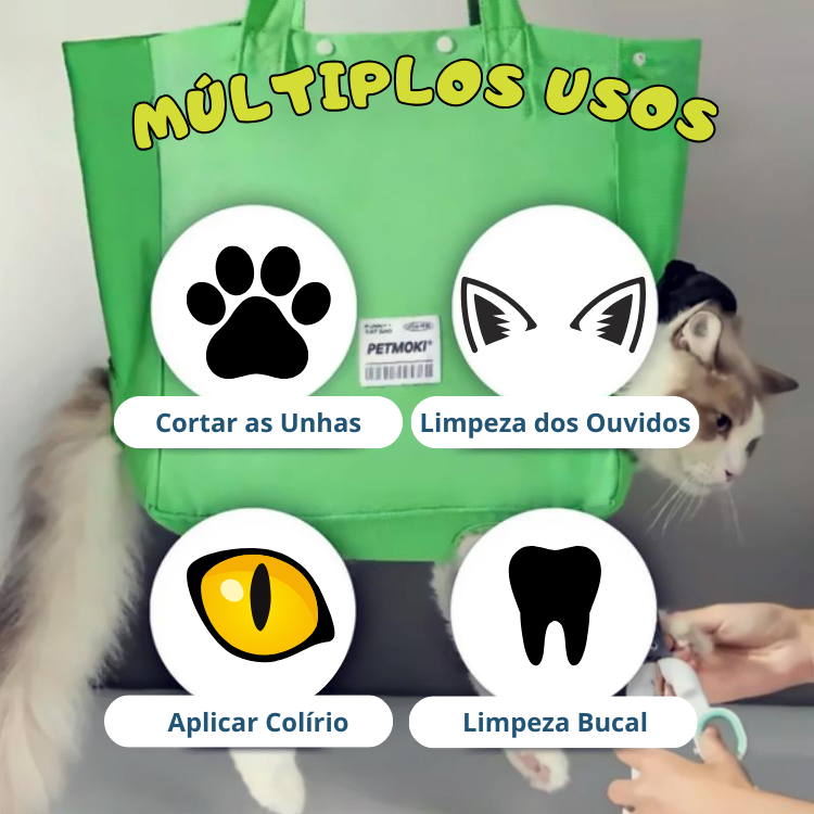 Bolsa Personalizada Petmoki para Gatos