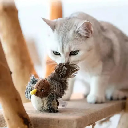 Brinquedo Pássaro que Canta para Gatos