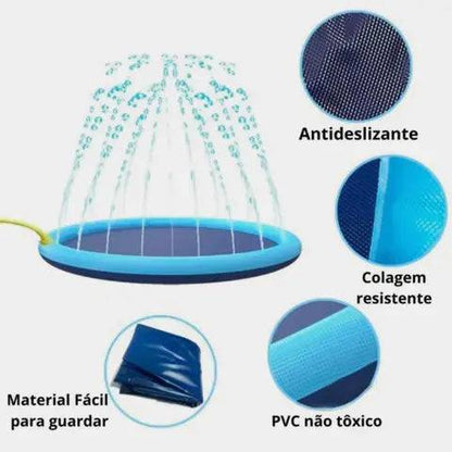 Piscina Refrescante com Fonte para Cães Smart Casas