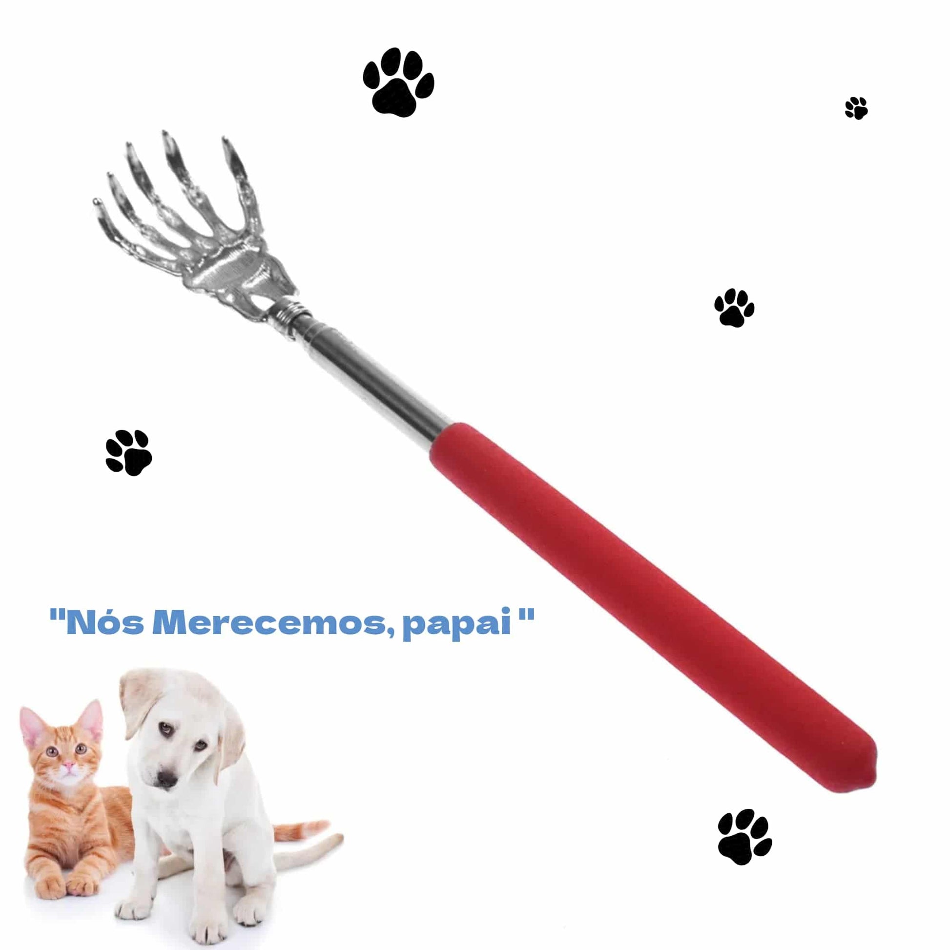 Massageador Telescópico para Pet Smart Pet Shop