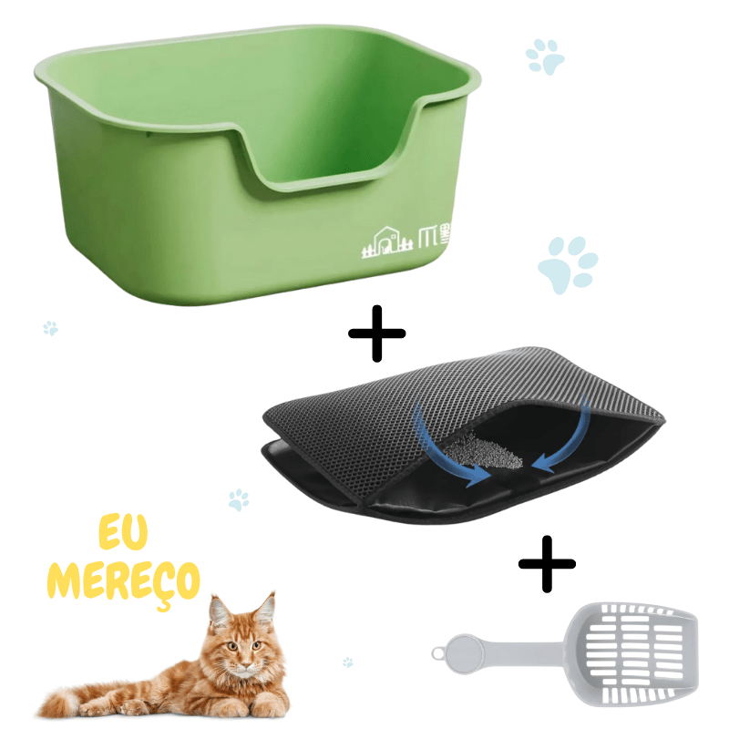 Kit Sanitário Completo para Gatos Smart Pet Shop